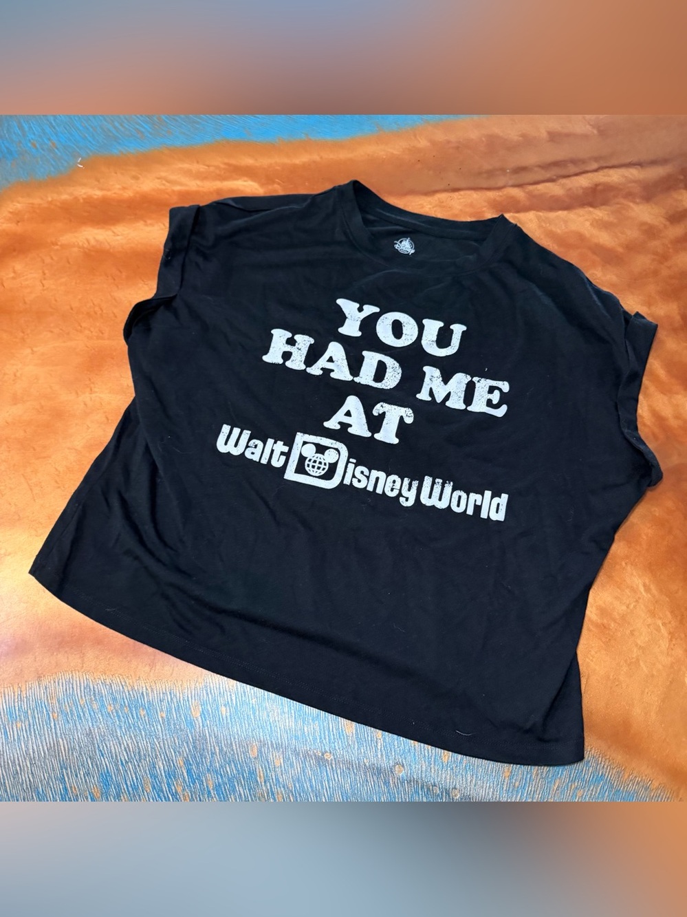 Disney Parks Crop You Had Me At Disneyworld Graphic tee medium